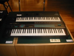 Korg M1 + Yamaha DX7